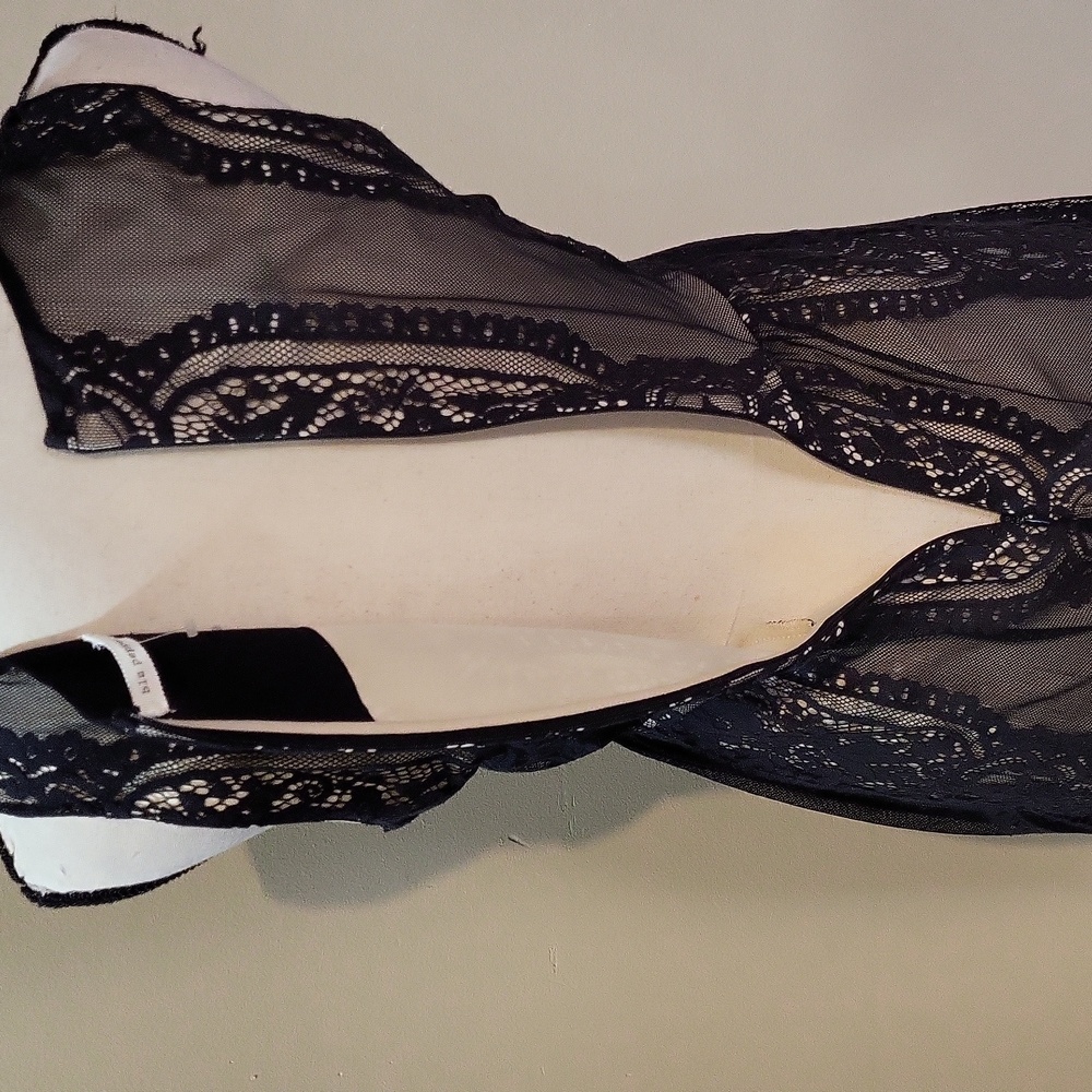 Blu Pepper Black Lace Detail Dress - Picture 10 of 13